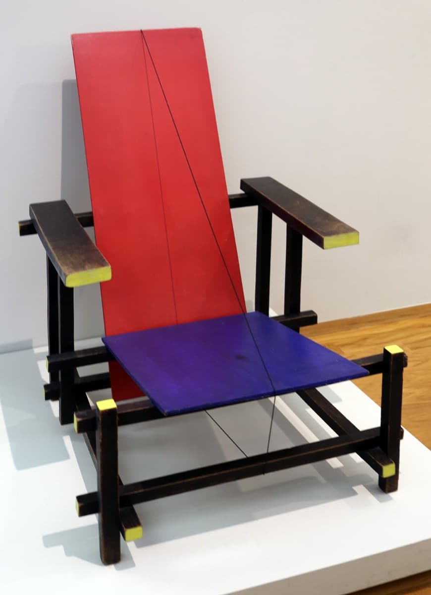 Gerrit Rietveld Rouge et bleue